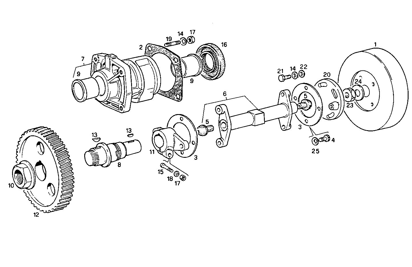 INJECTION PUMP DRIVE parts diagram