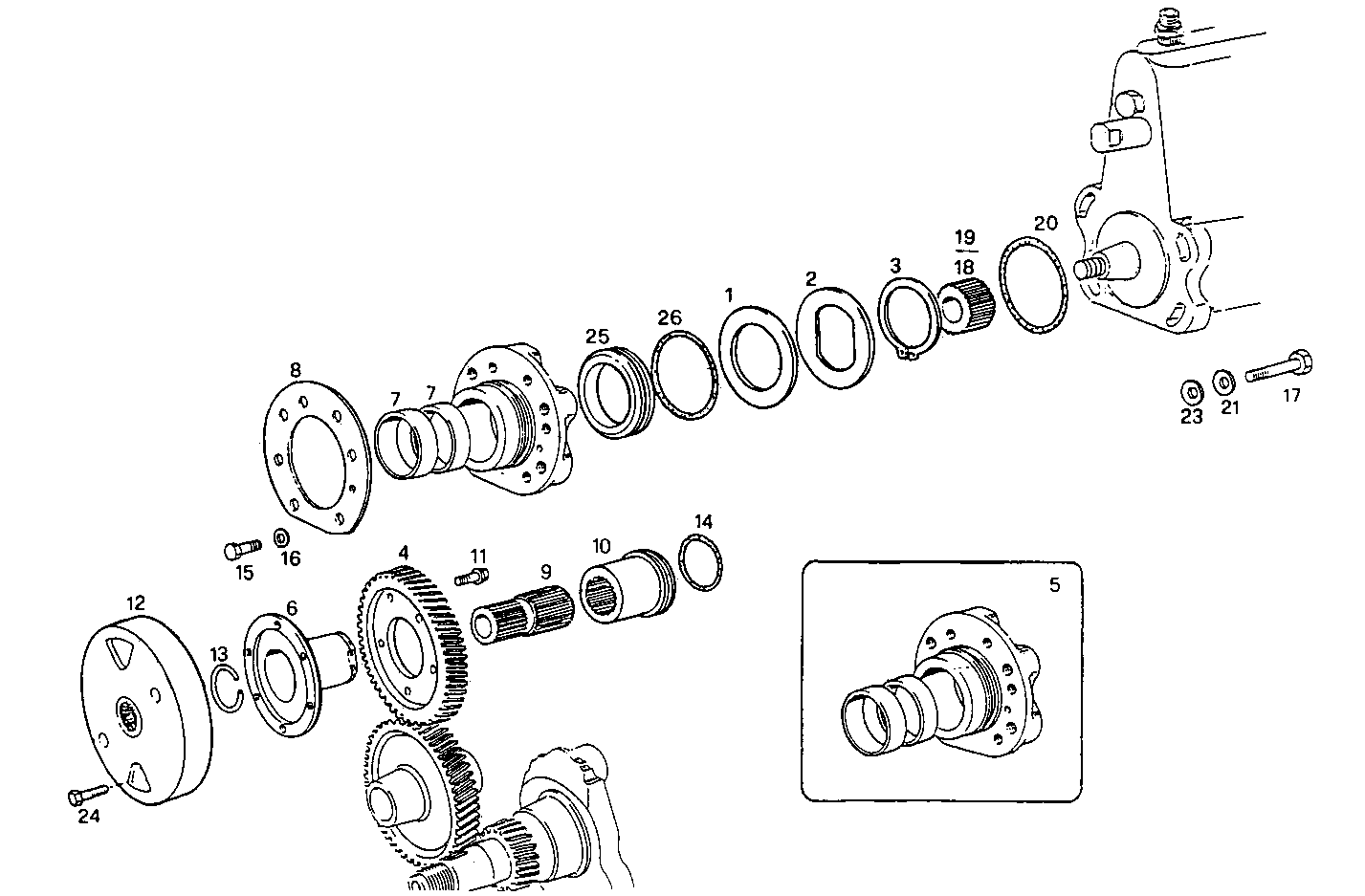 INJECTION PUMP DRIVE parts diagram