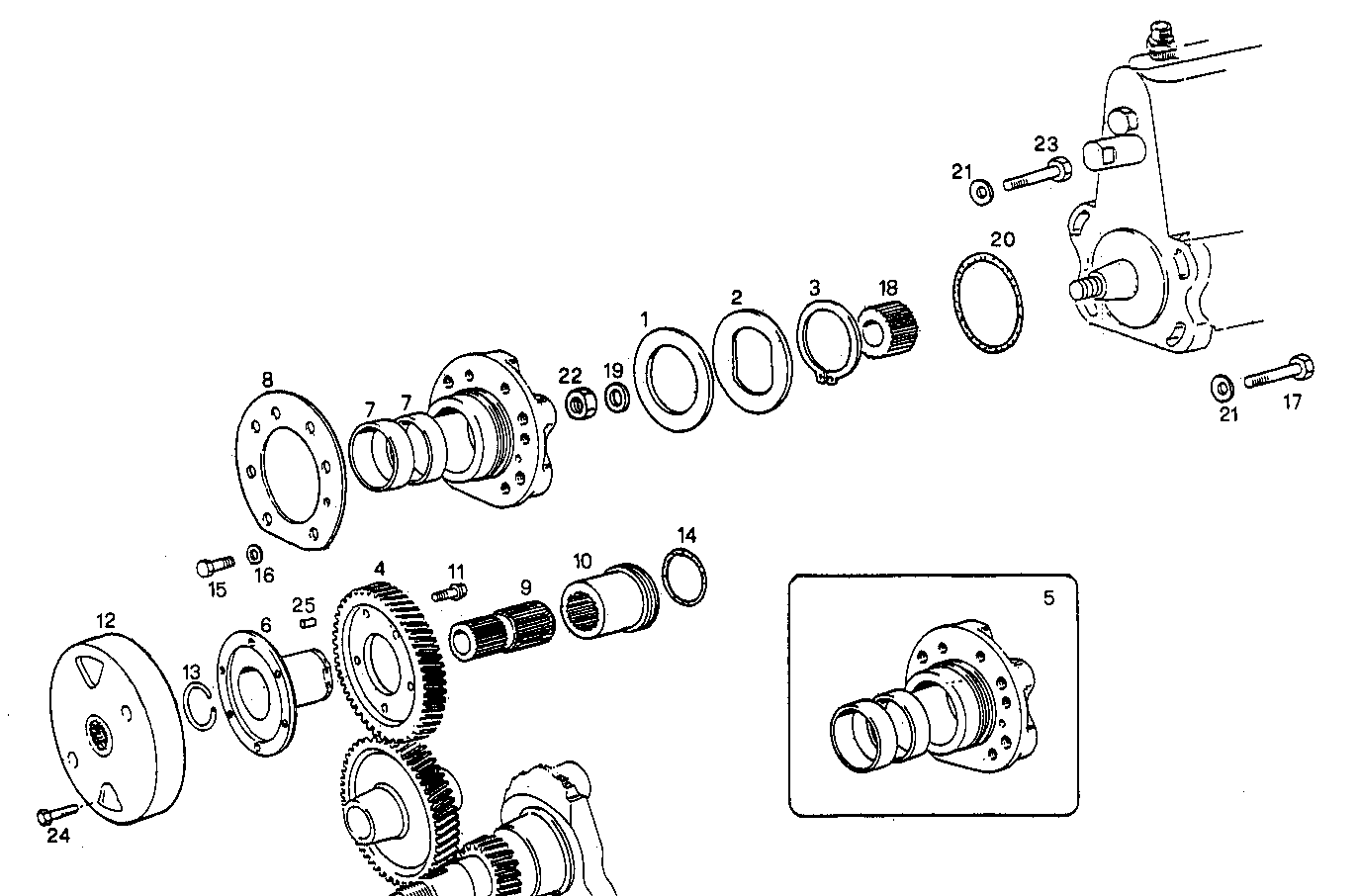 INJECTION PUMP DRIVE parts diagram