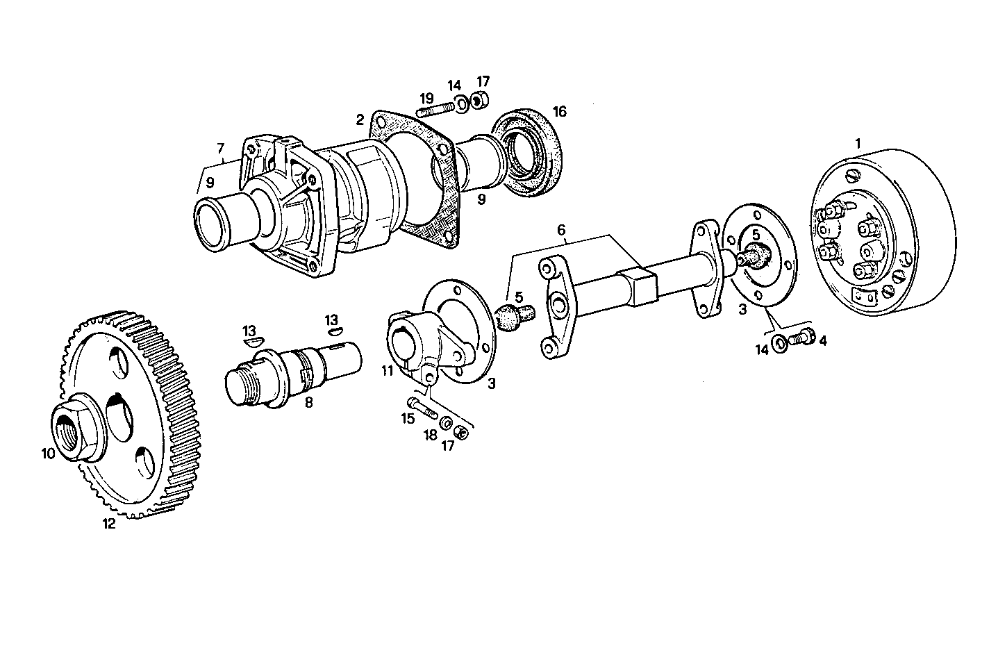 INJECTION PUMP DRIVE parts diagram