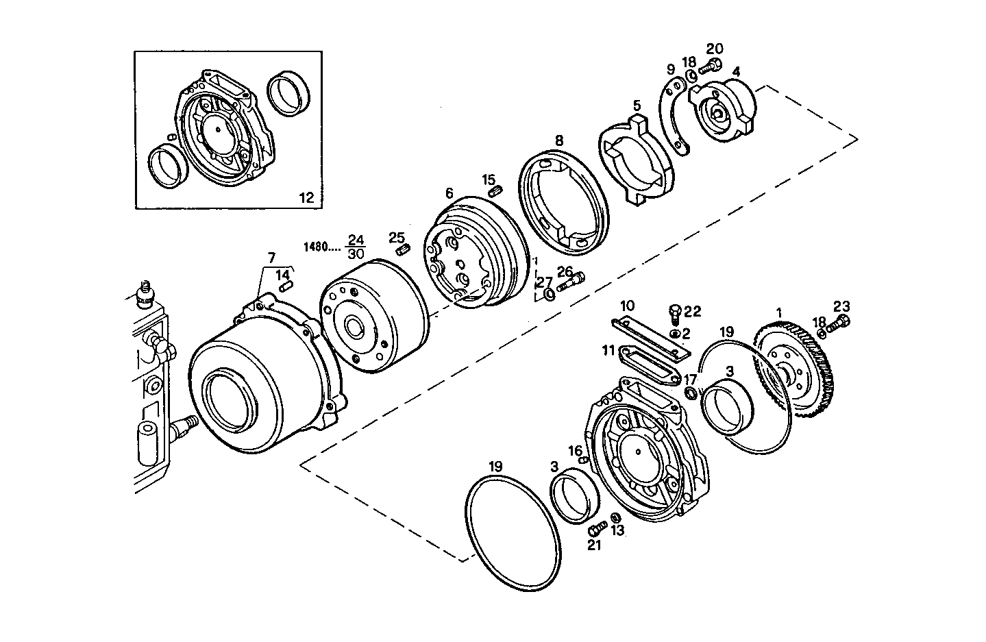 INJECTION PUMP DRIVE parts diagram