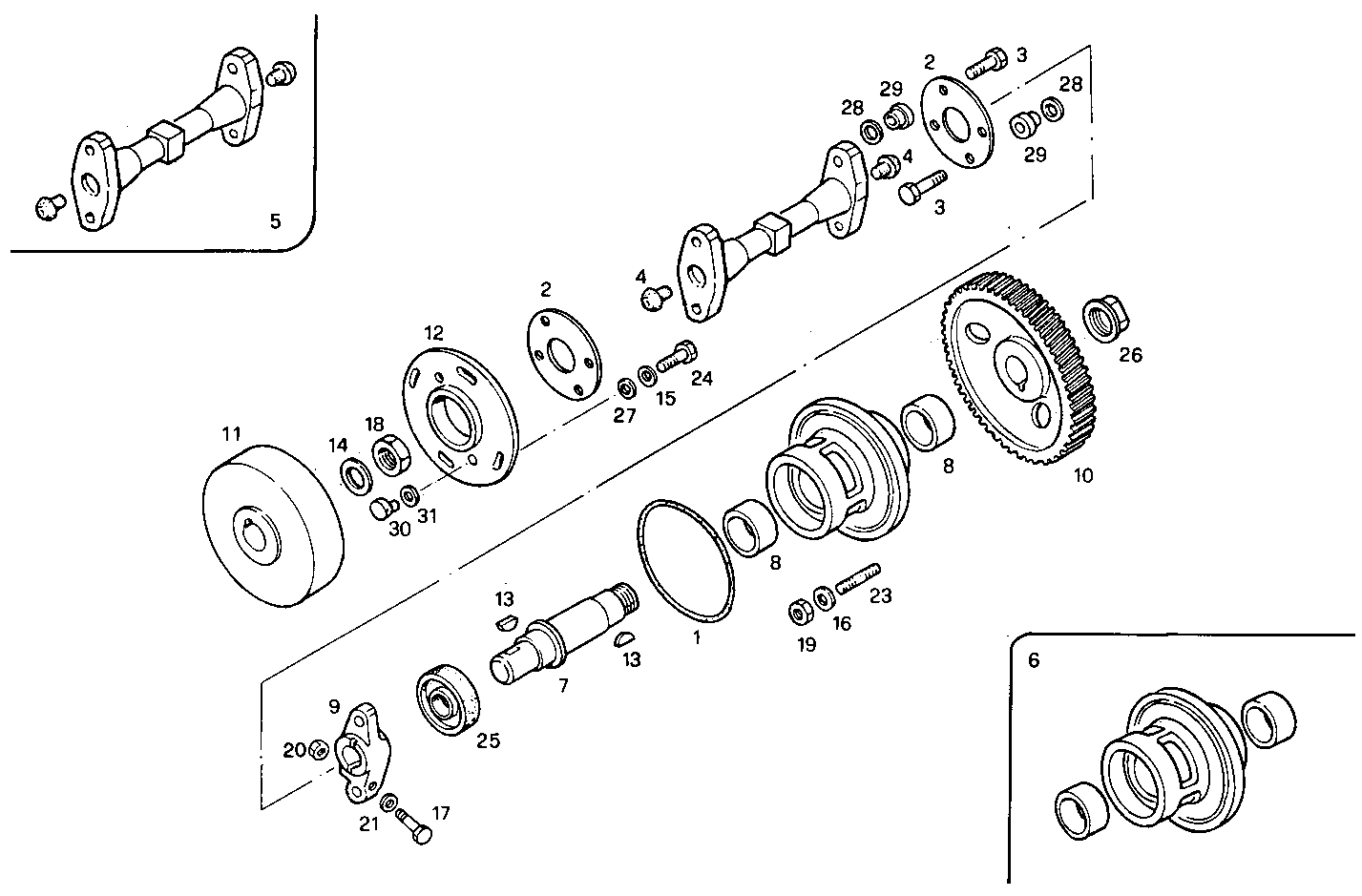 INJECTION PUMP DRIVE parts diagram