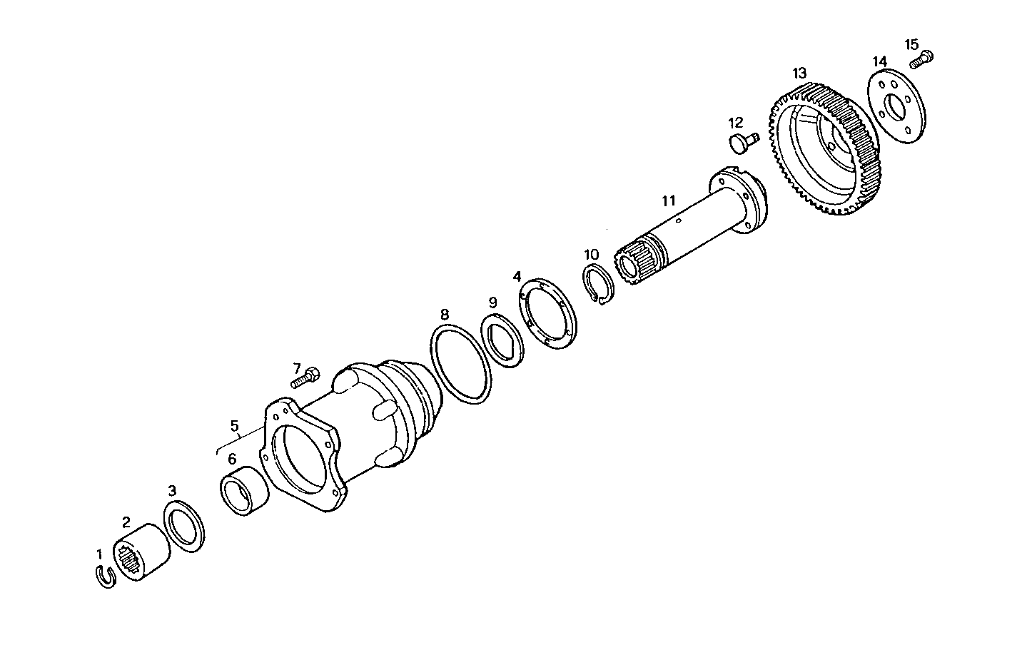 INJECTION PUMP DRIVE parts diagram