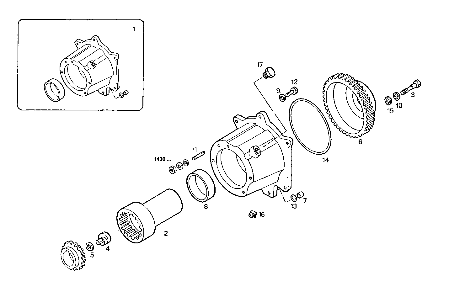 INJECTION PUMP DRIVE parts diagram