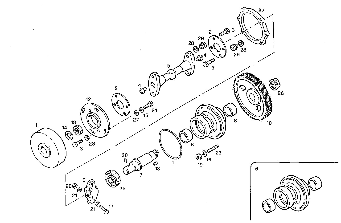 INJECTION PUMP DRIVE parts diagram