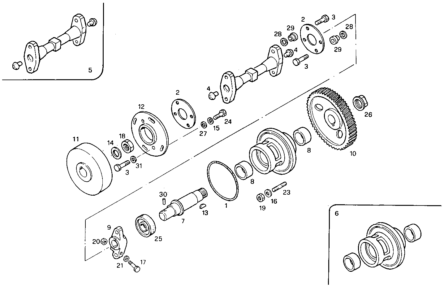 INJECTION PUMP DRIVE parts diagram