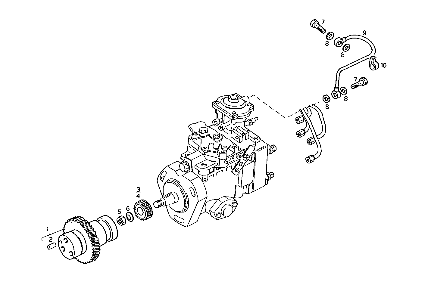 INJECTION PUMP DRIVE - 8141Si27.02 8141Si27 parts diagram