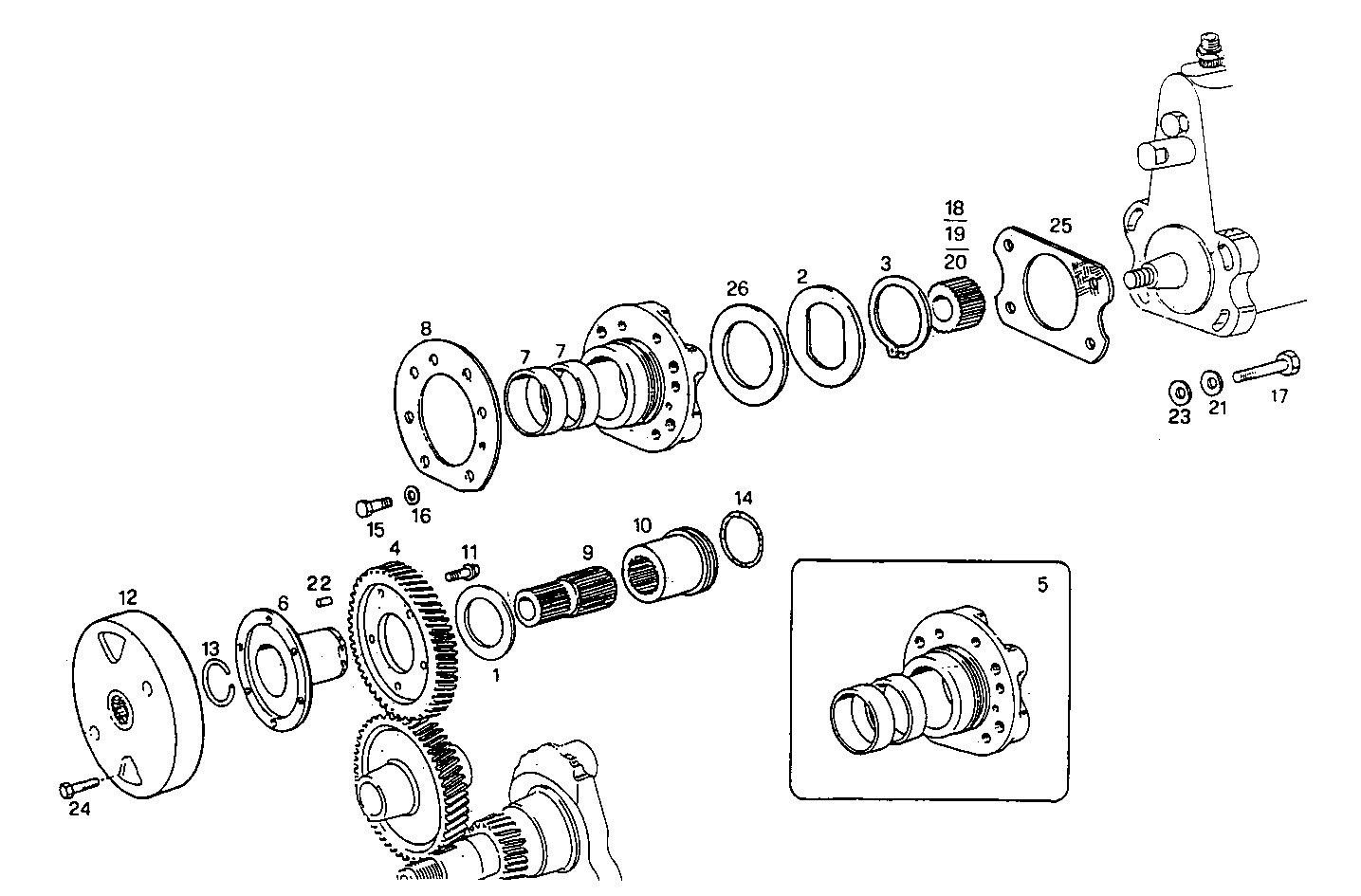 INJECTION PUMP DRIVE parts diagram
