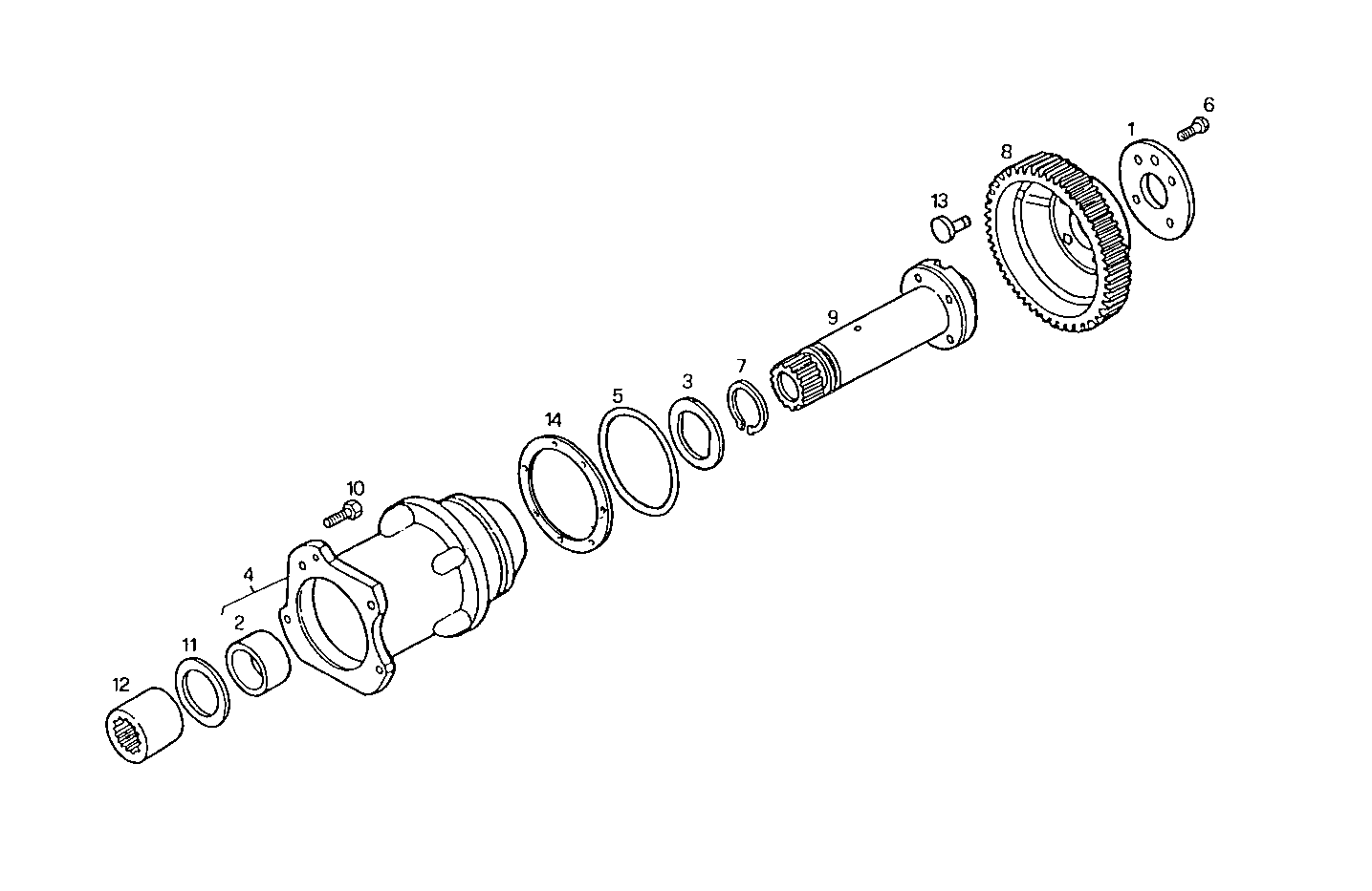 INJECTION PUMP DRIVE parts diagram