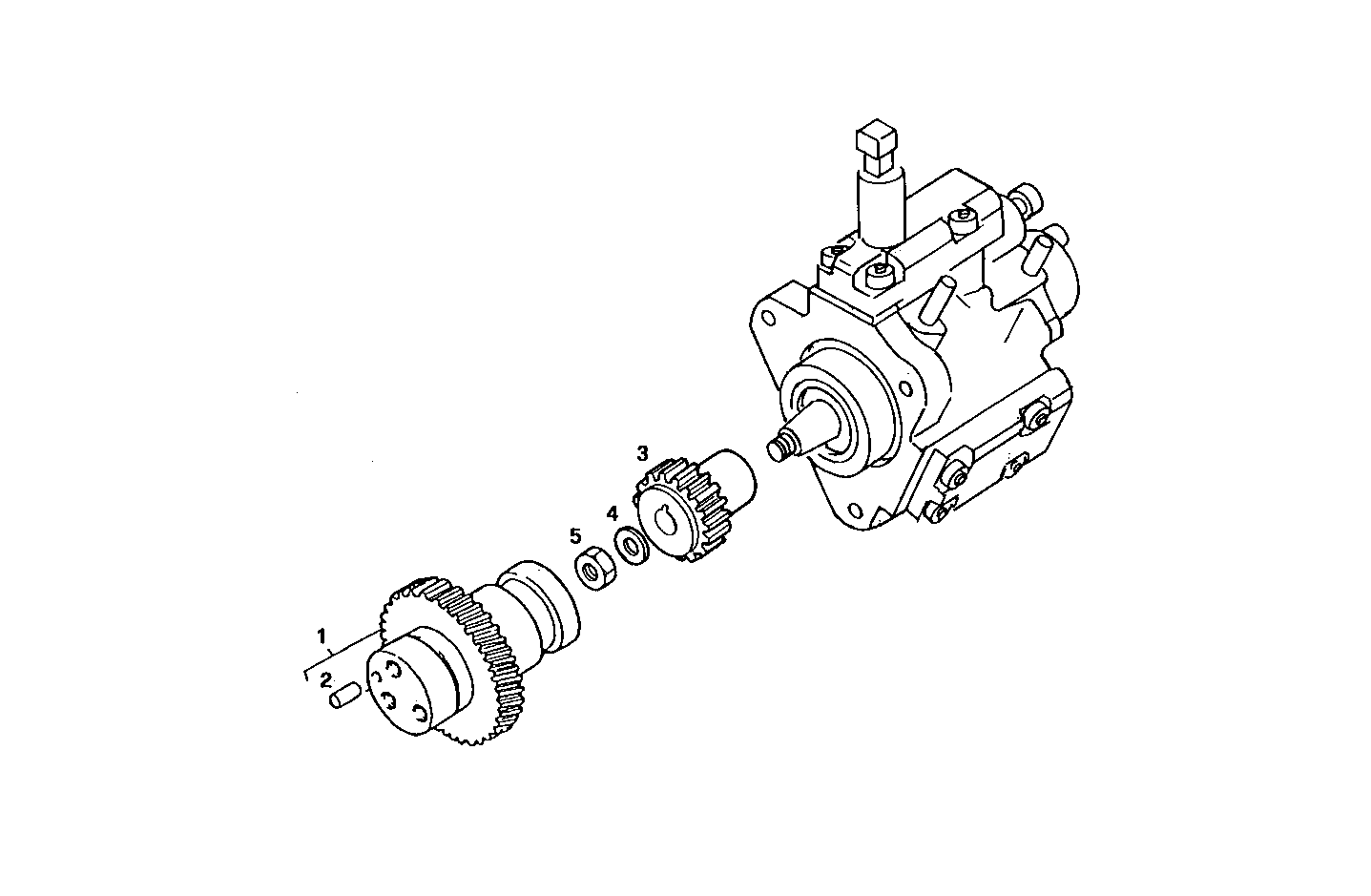 INJECTION PUMP DRIVE parts diagram
