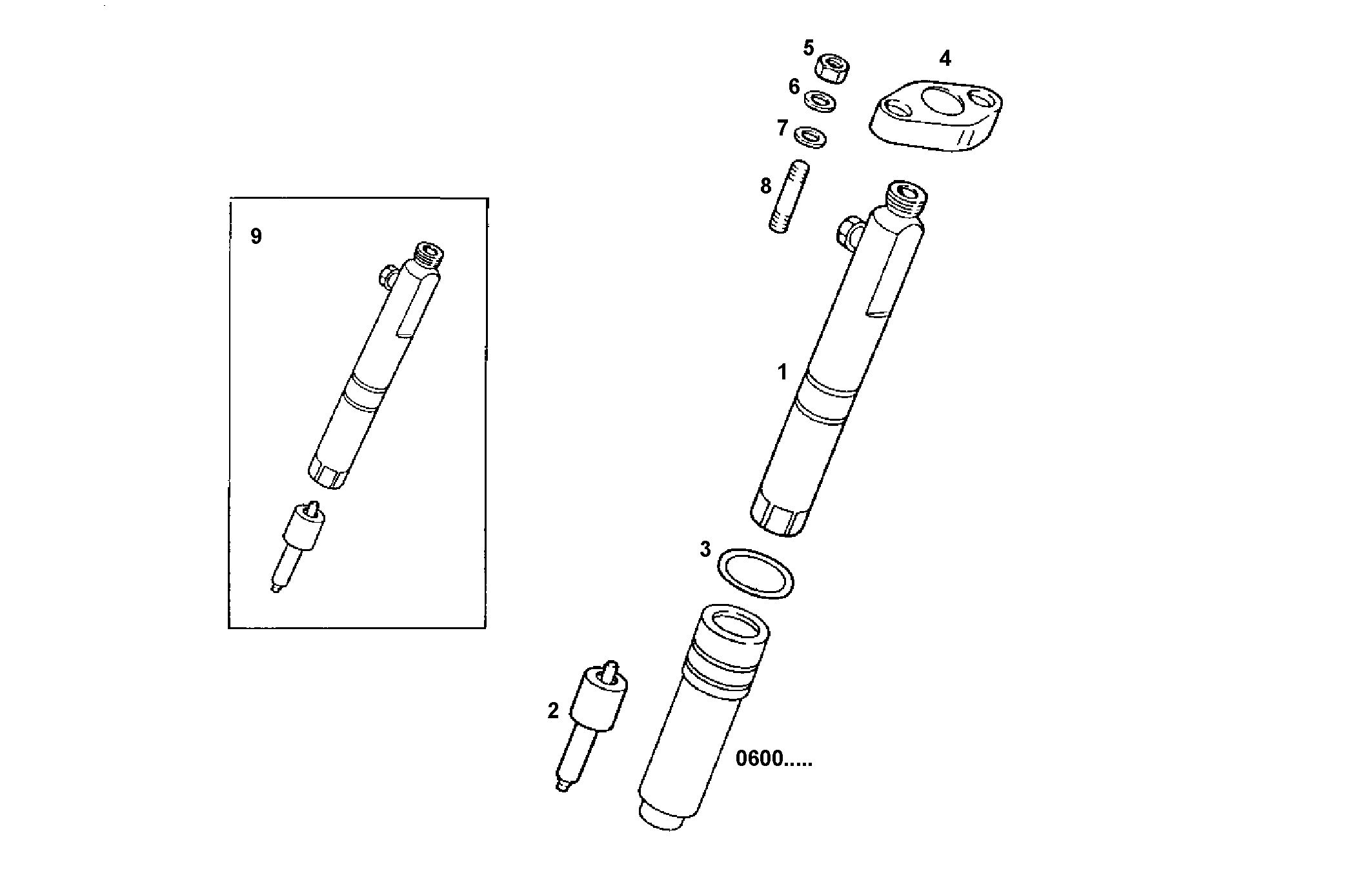 INJECTORS parts diagram