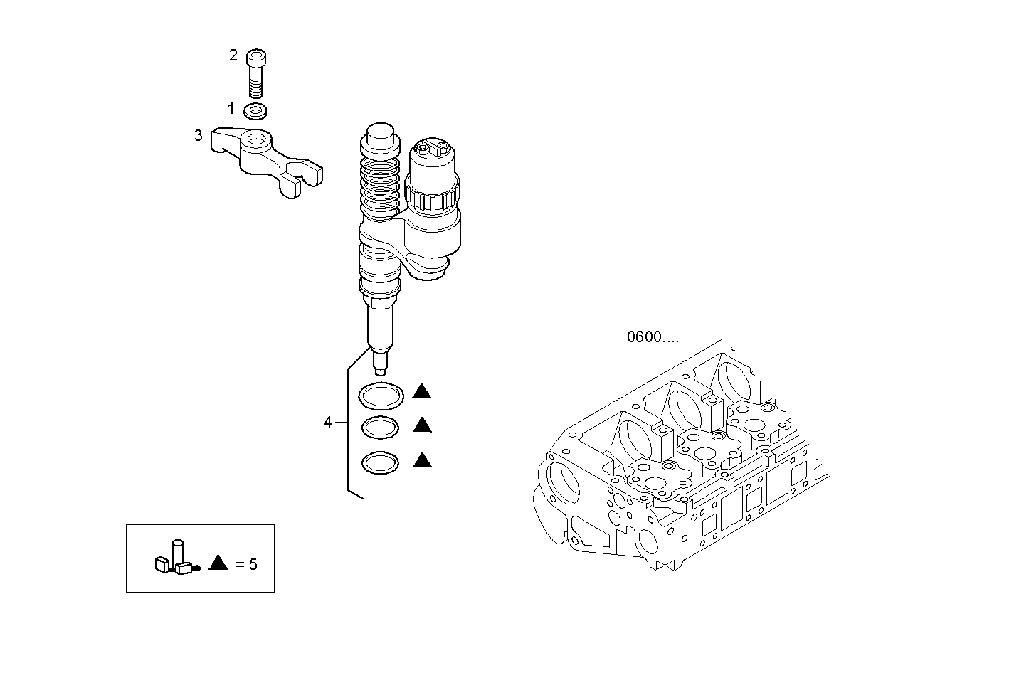 INJECTORS - C10ENTE20.00 CURSOR 10 - TIER 2 parts diagram