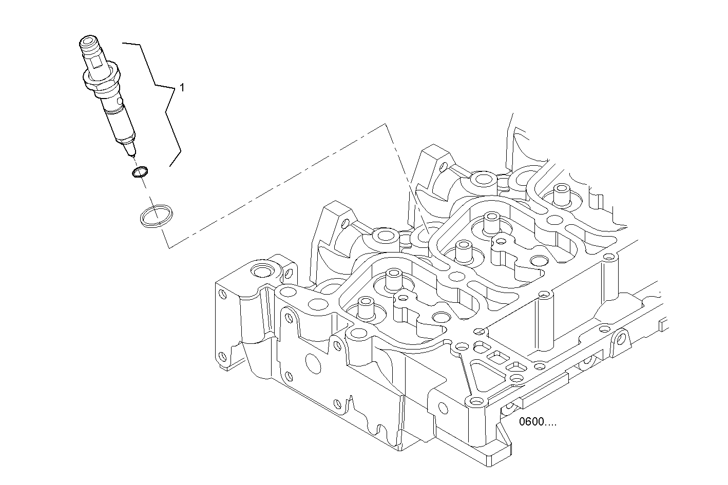INJECTORS - N45MNAE88.00 NEF 4 mechanic. parts diagram