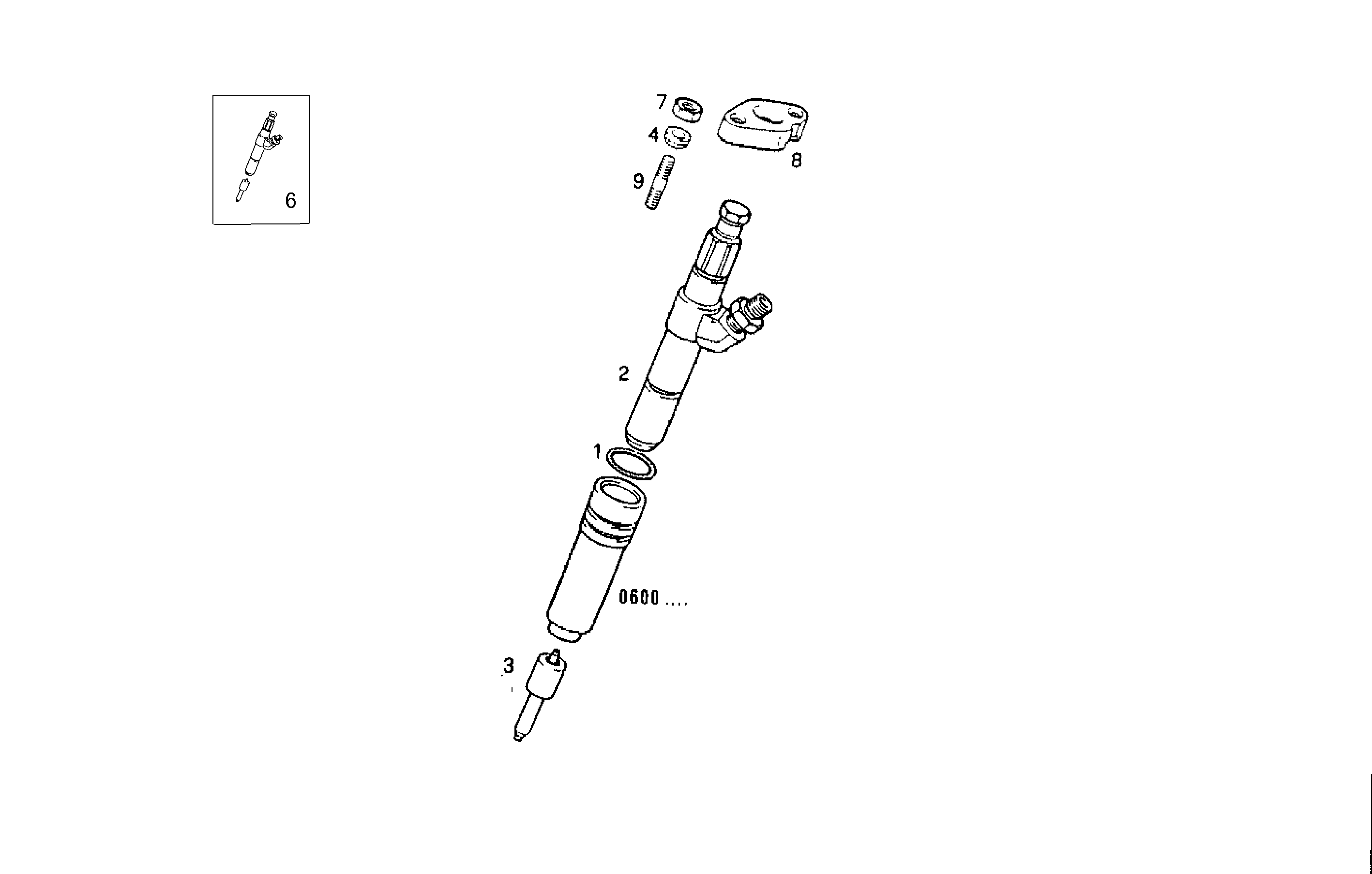 INJECTORS - 8361SI10.00A800 8361SI10 parts diagram