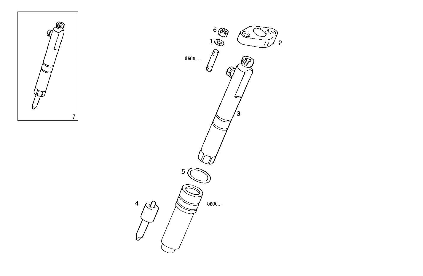 INJECTORS parts diagram