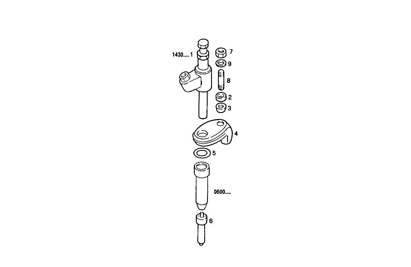 INJECTORS - 8210SRM36.11 8210SRM36 parts diagram
