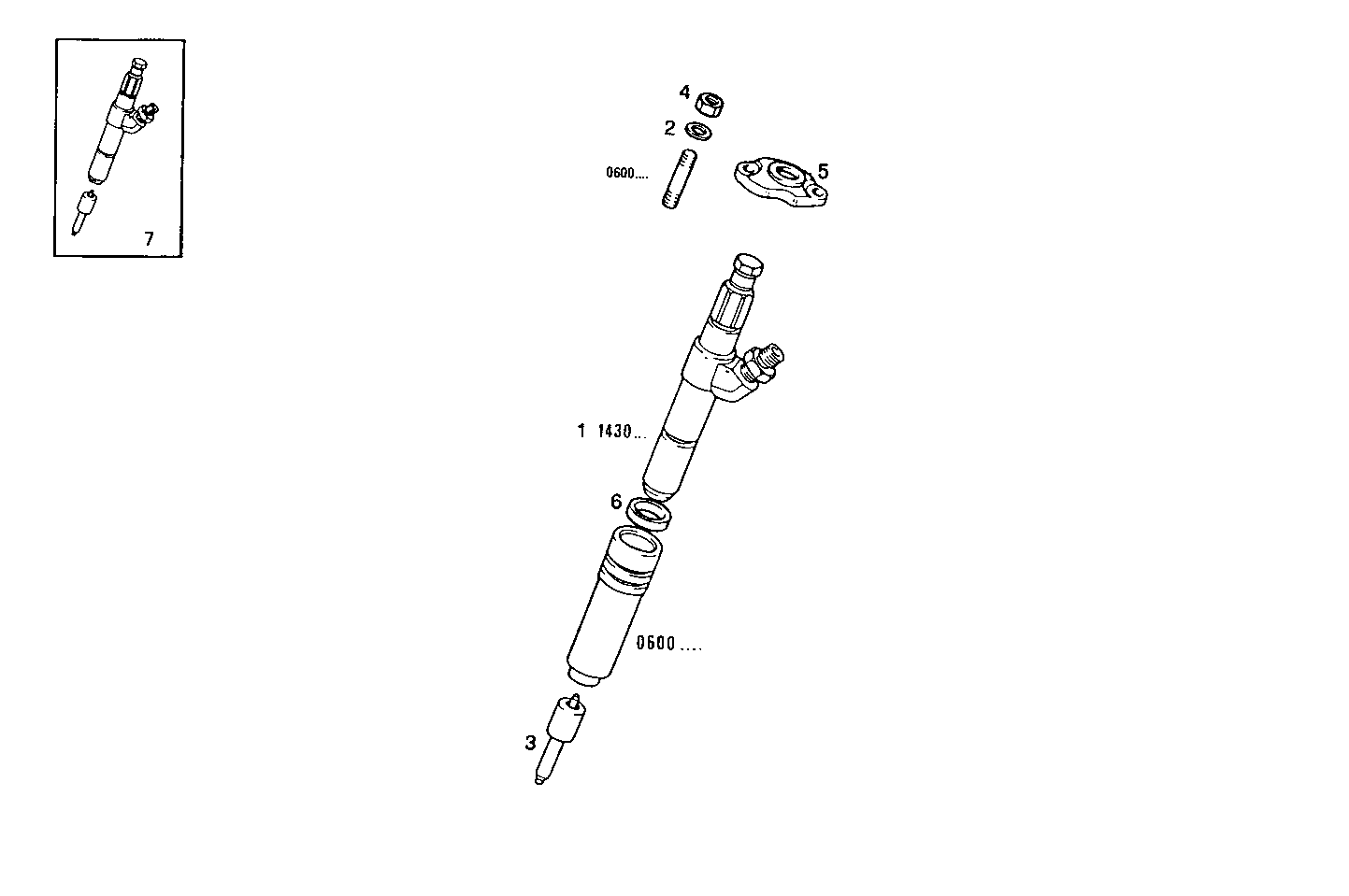 INJECTORS - 8361SRM40.01 8361SRM40 parts diagram