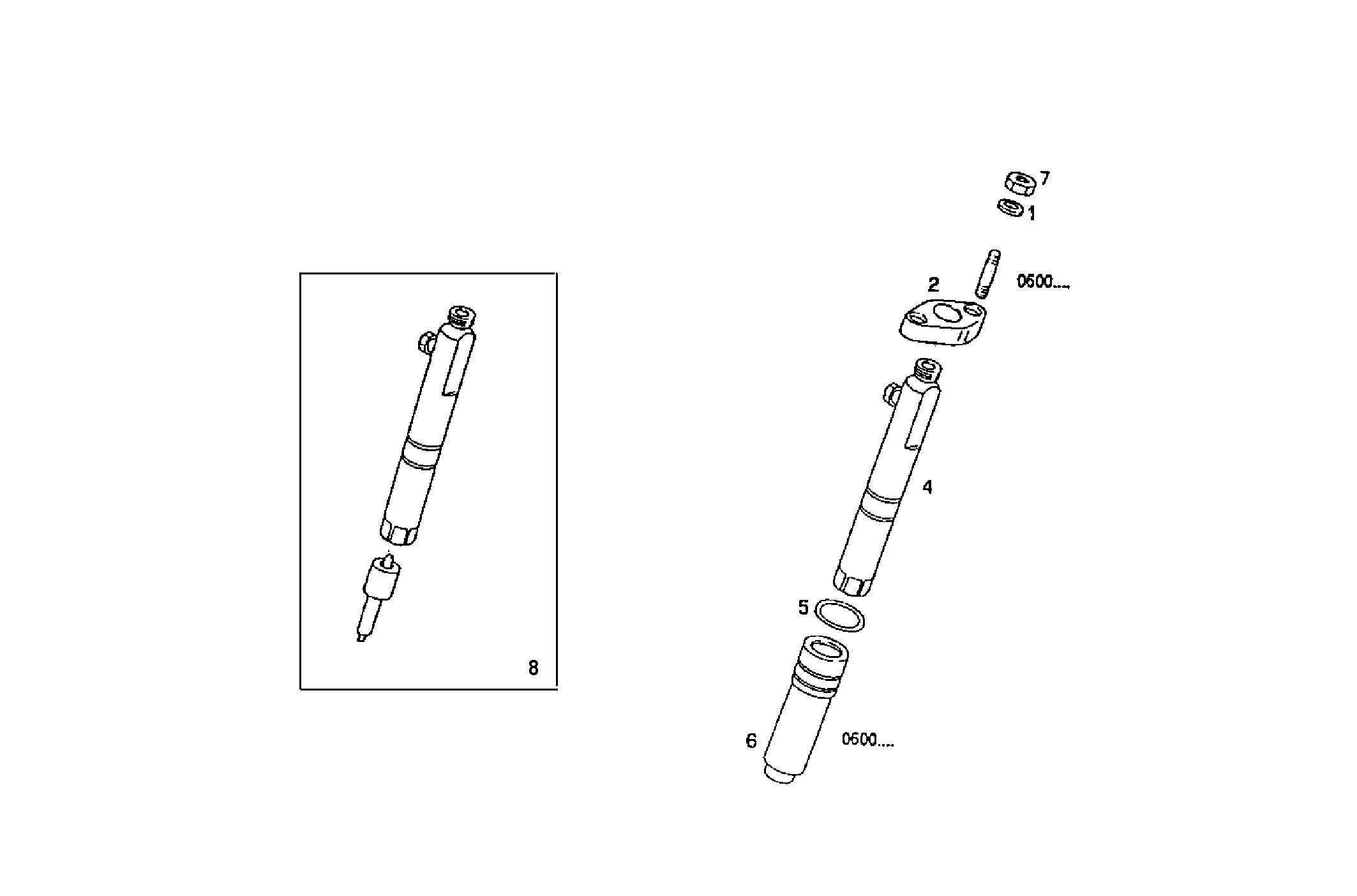INJECTORS parts diagram