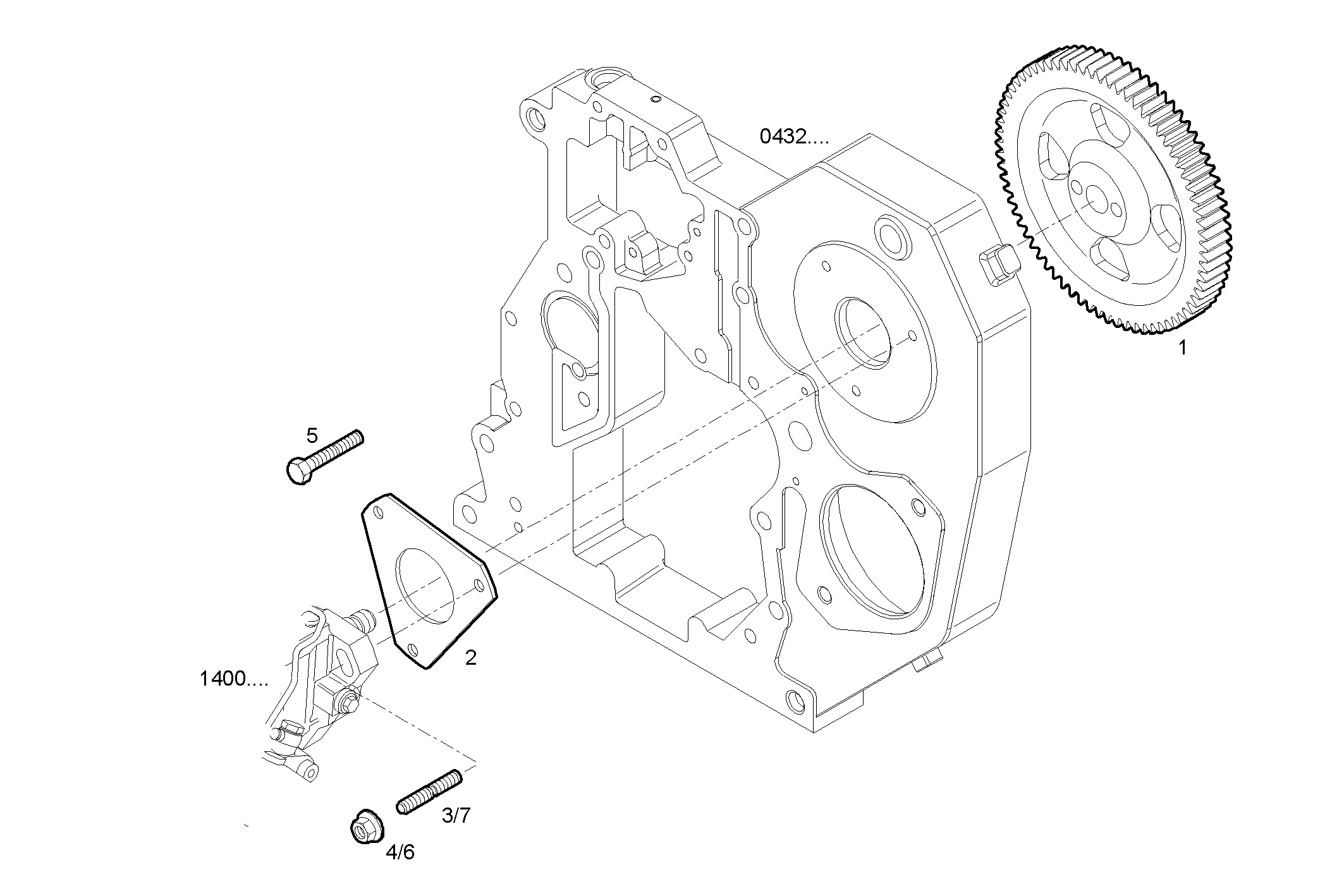 INJECTION PUMP DRIVE parts diagram