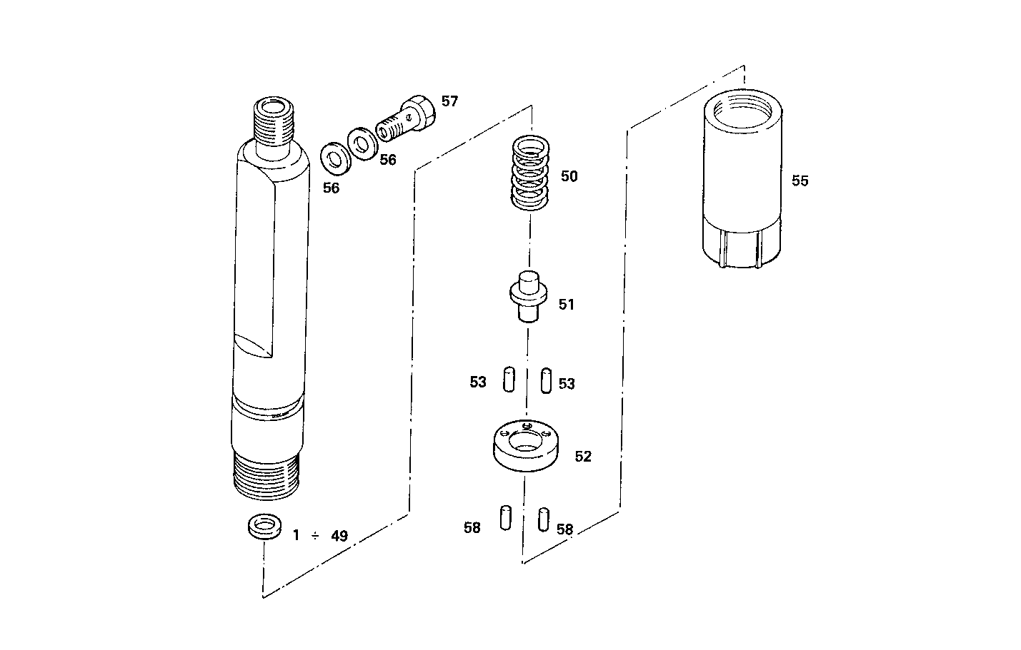NOZZLE HOLDER (COMPONENTS) parts diagram