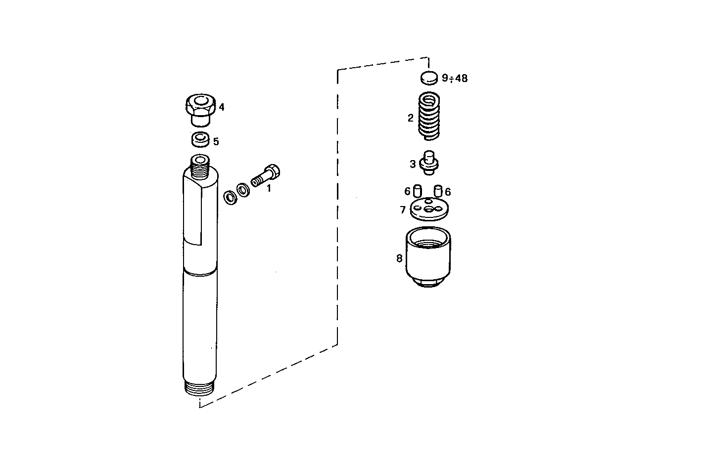 NOZZLE HOLDER (COMPONENTS) - 8141i67.01 8141i67 parts diagram