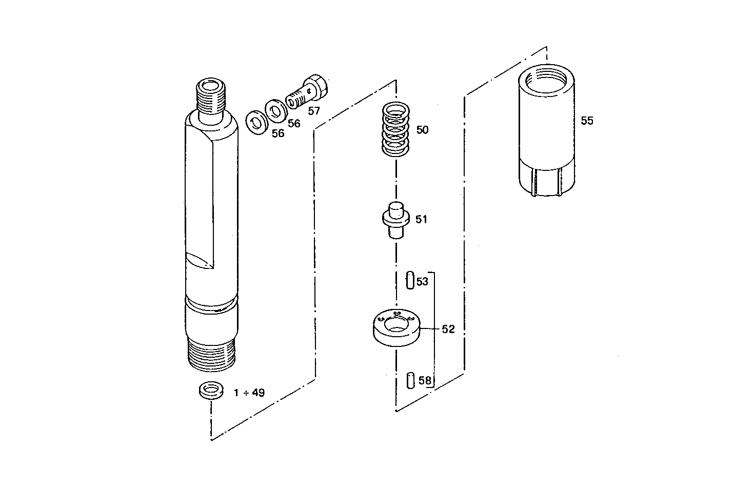 NOZZLE HOLDER (COMPONENTS) - 8141i07.01 8141i07 parts diagram