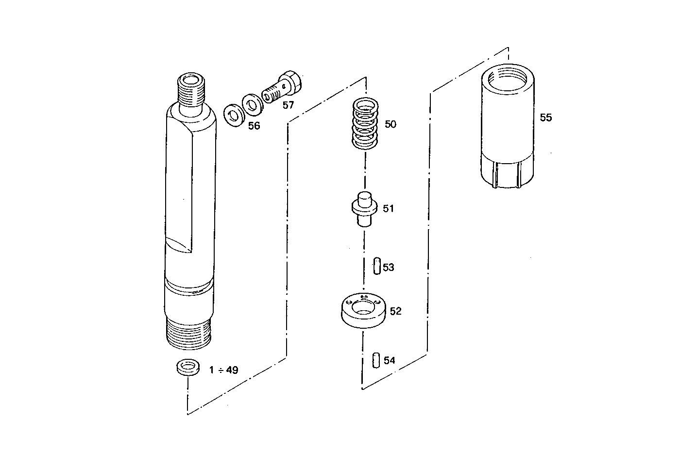 NOZZLE HOLDER (COMPONENTS) - 8141Si27.02 8141Si27 parts diagram
