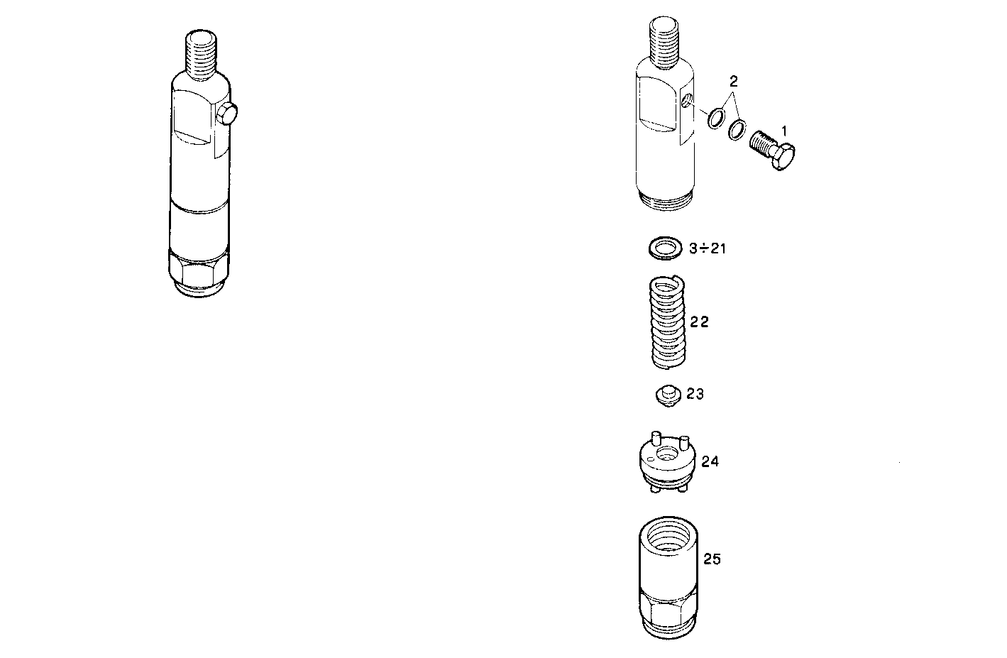 NOZZLE HOLDER (COMPONENTS) parts diagram