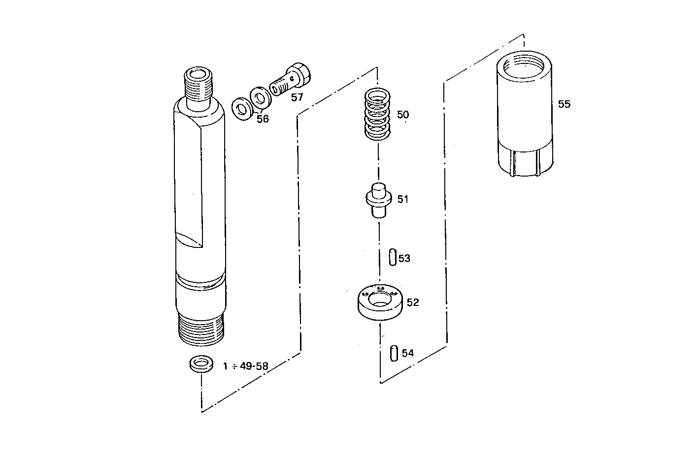 NOZZLE HOLDER (COMPONENTS) parts diagram