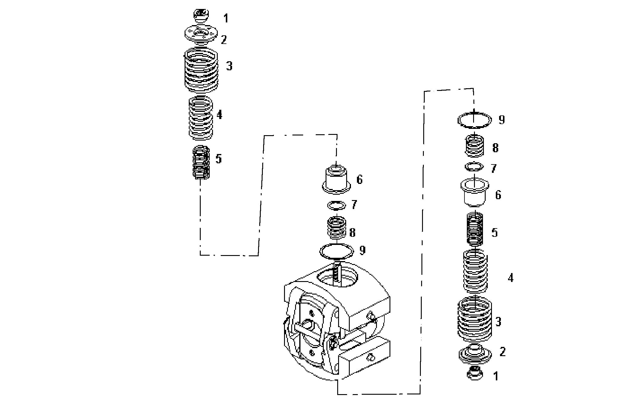 INJECTION PUMP (COMPONENTS) - 8291SRM75.32 8291SRM75 parts diagram