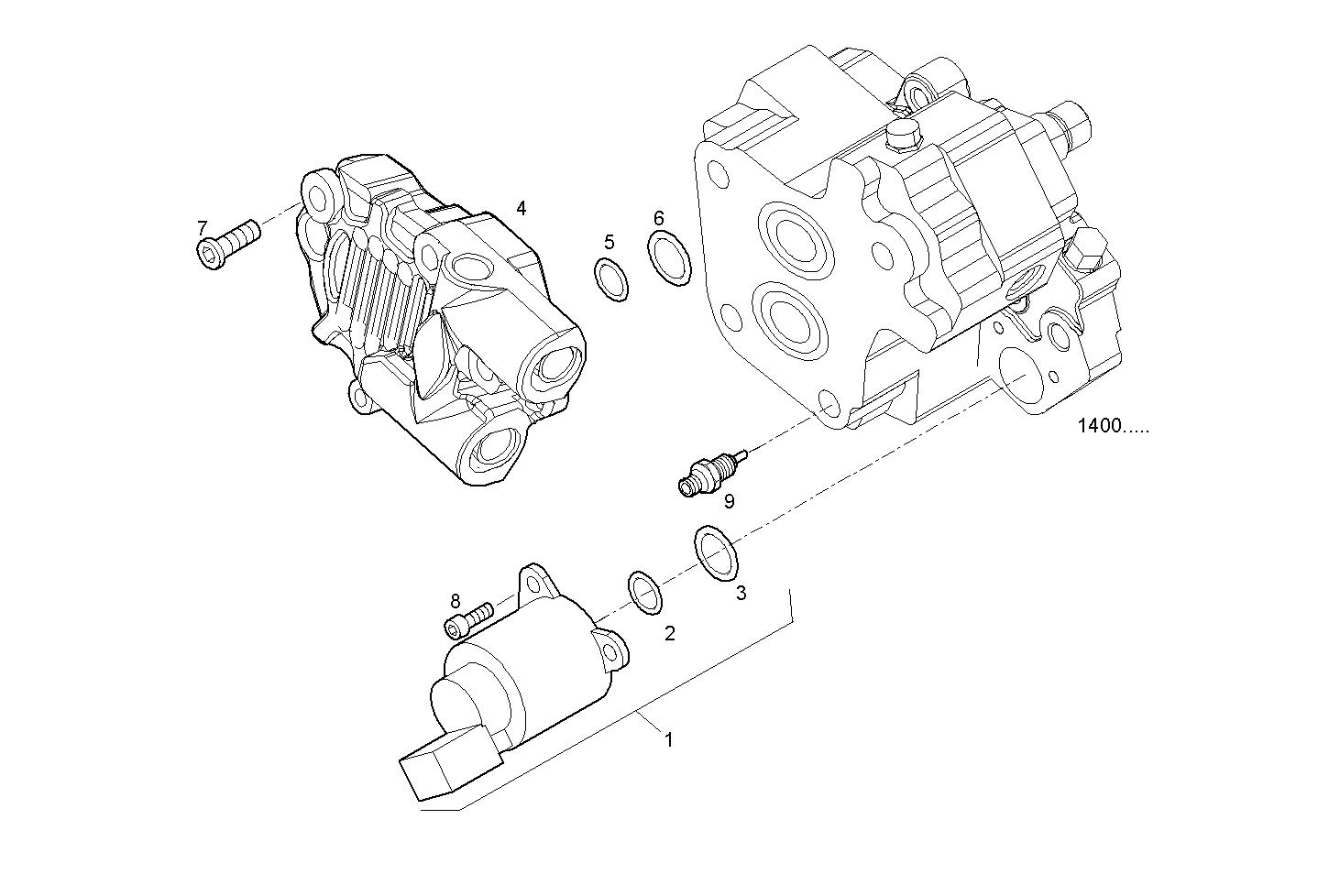 HIGH PRESSURE PUMP parts diagram