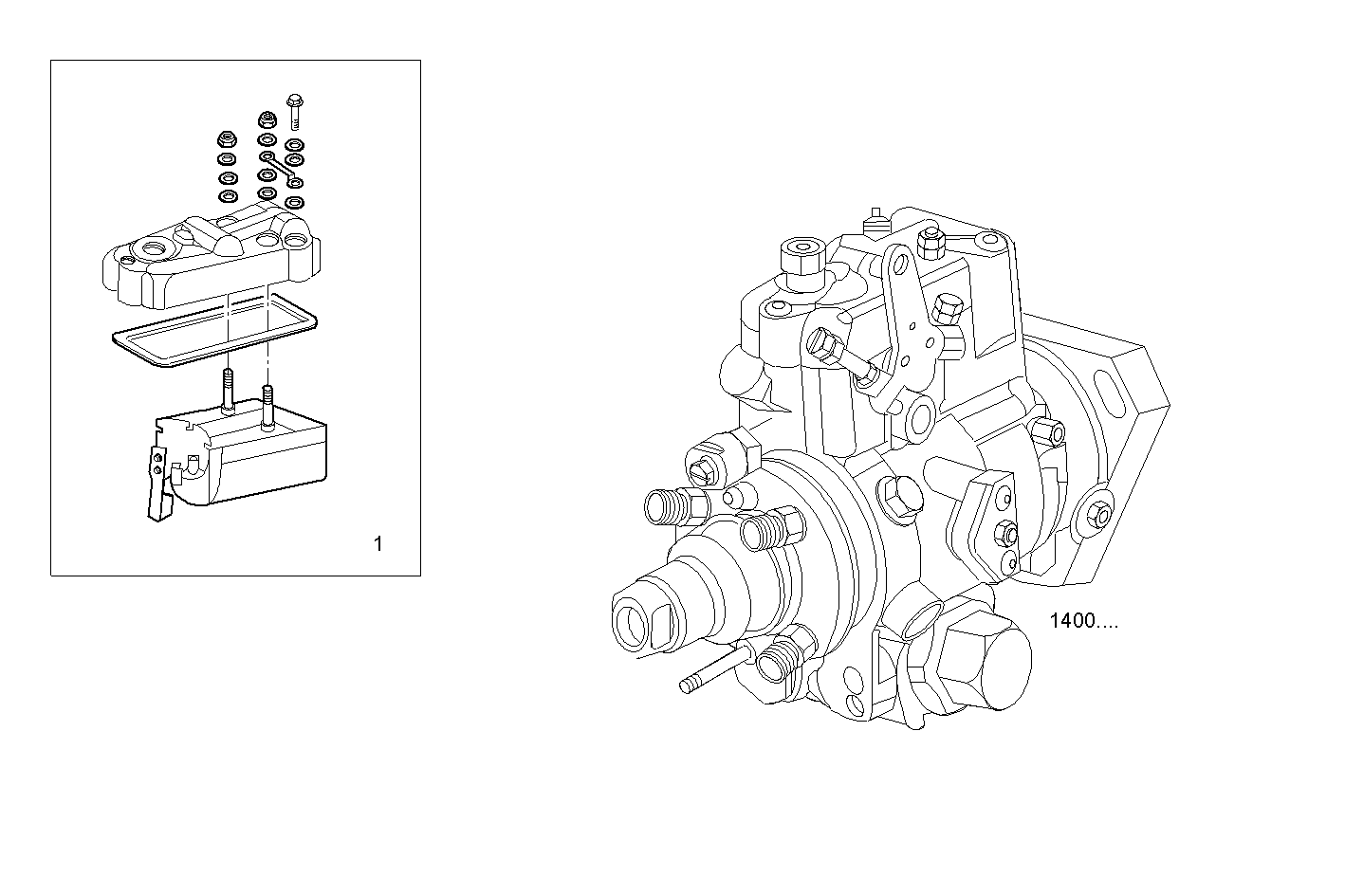 INJECTION PUMP (COMPONENTS) - NEF45TM2.A002 NEF 4 mechanic. parts diagram