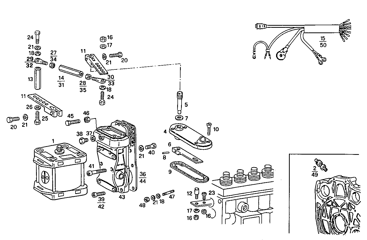 ELECTRONIC SPEED GOVERNOR parts diagram