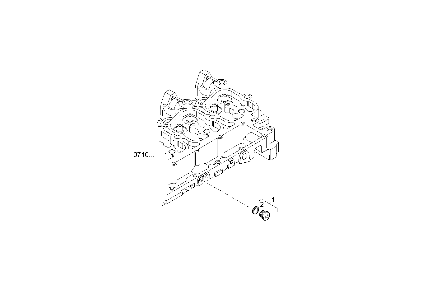 L.D.A. PIPE - GENEF125M.A71M NEF 6 mechanic. parts diagram