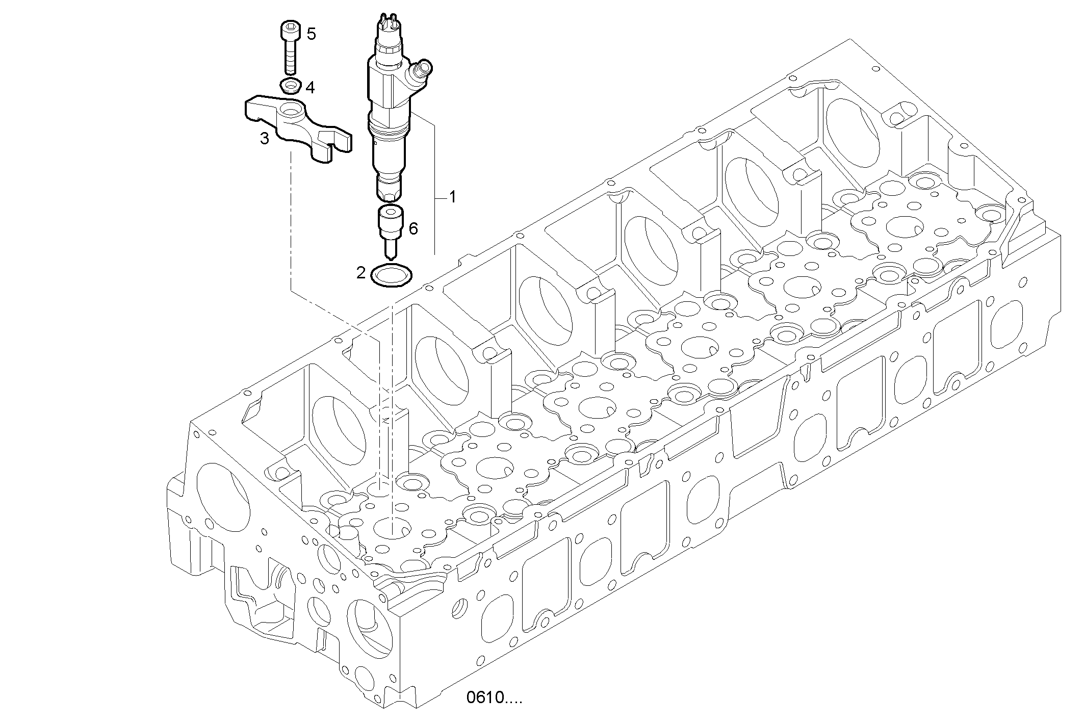 INJECTORS - C87ENTX20.00 CURSOR 9 - TIER 3 parts diagram
