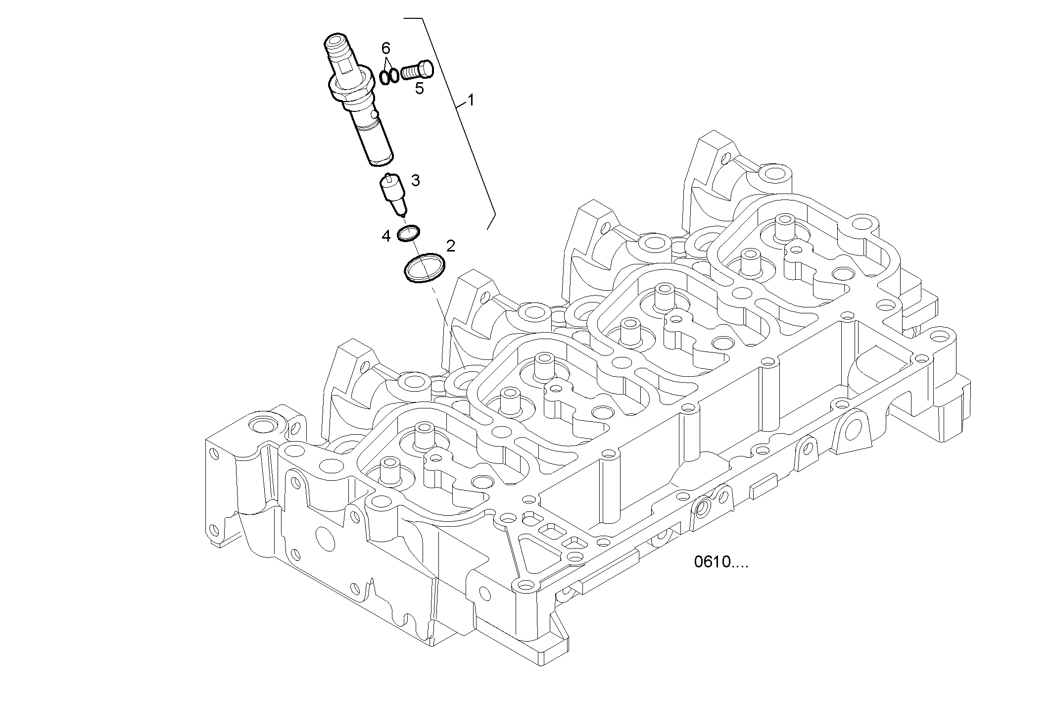INJECTORS - N45MSTD20.50 NEF 4 mechanic. - TIER 2 parts diagram