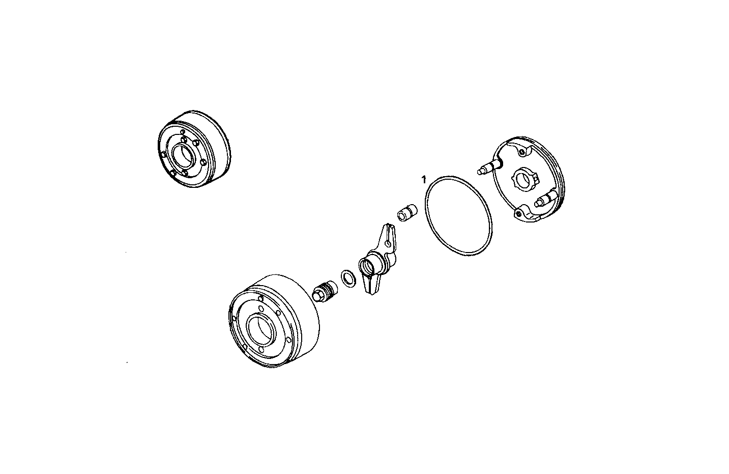 ADVANCE VARIATOR (COMPONENTS) parts diagram