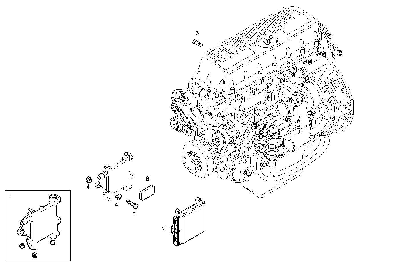 ELECTRONIC CONTROL UNIT parts diagram