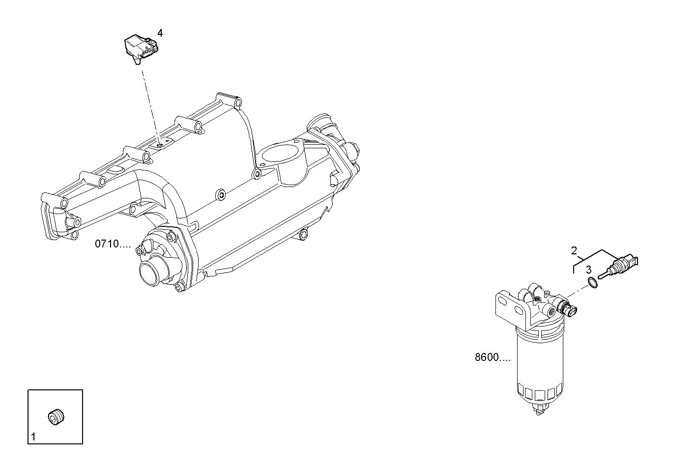 SENSORS - S30ENTM23.10 SOFIM HPI 3.0L parts diagram