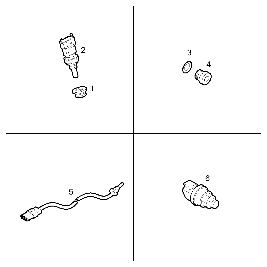 SENSORS - C78ENSM20.10 CURSOR 8 parts diagram