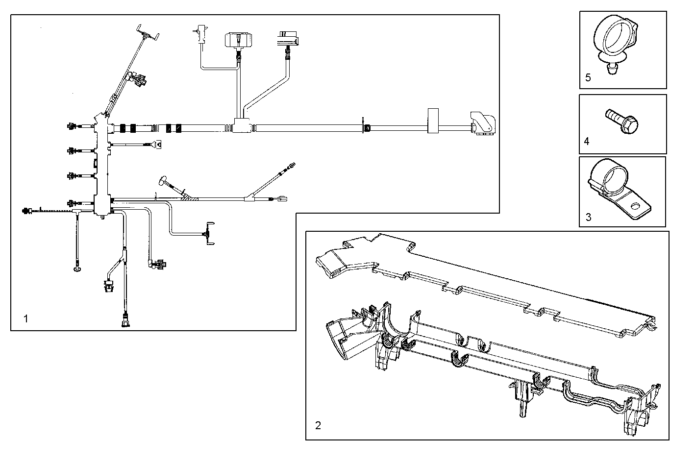 ENGINE CABLE - F1CE0481F*A001 SOFIM HPI 3.0L - EURO 4 parts diagram