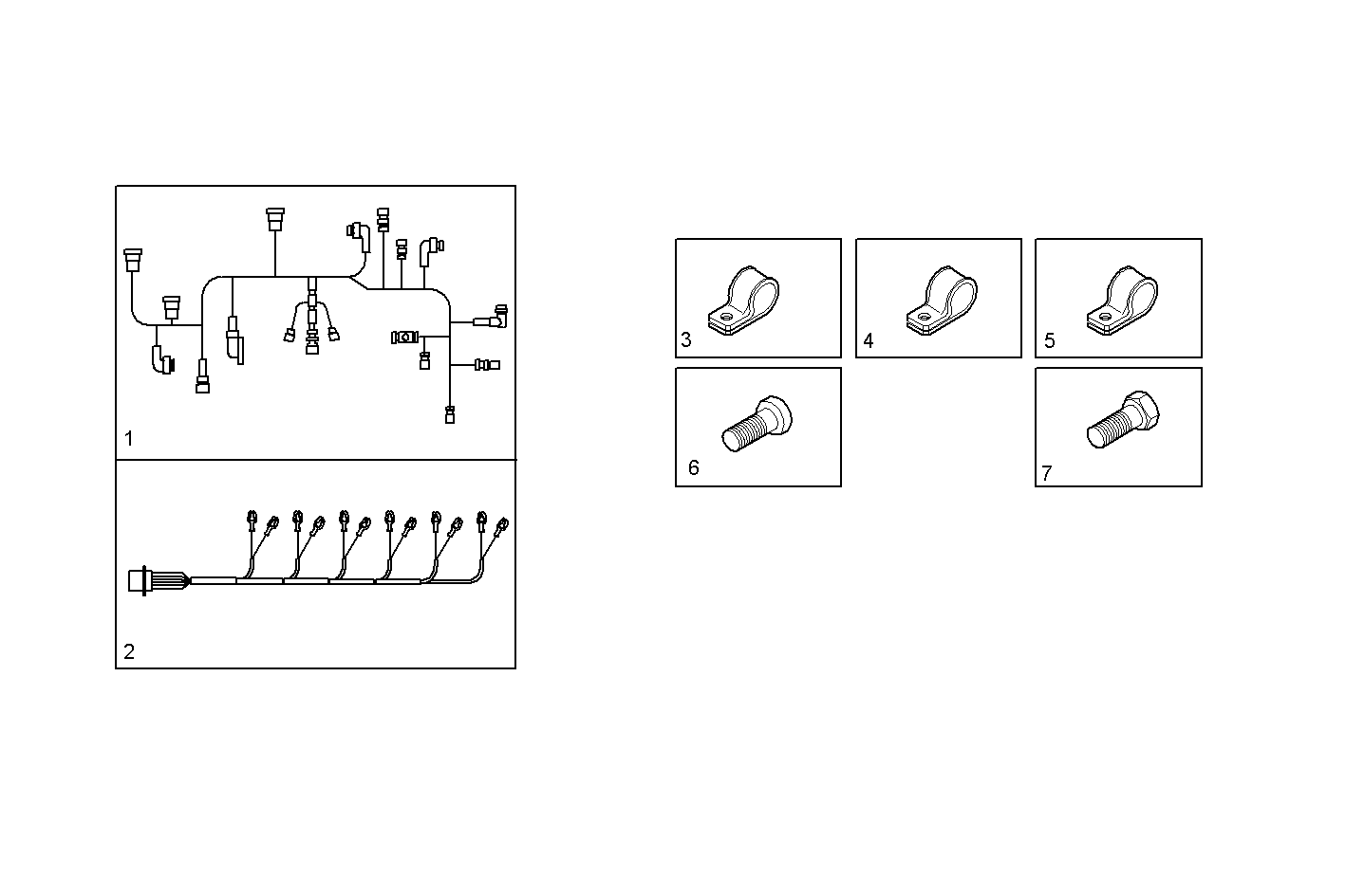ENGINE CABLE - CURSOR78TE2.A001 CURSOR 8 parts diagram