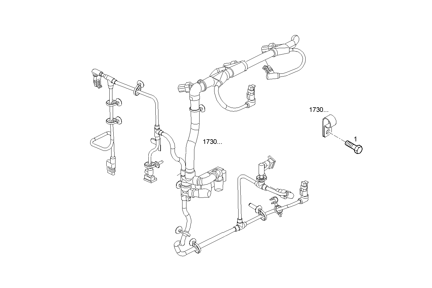 STARTING EQUIPMENT GROUP - GENEF200E.A71M NEF 6 electron. parts diagram