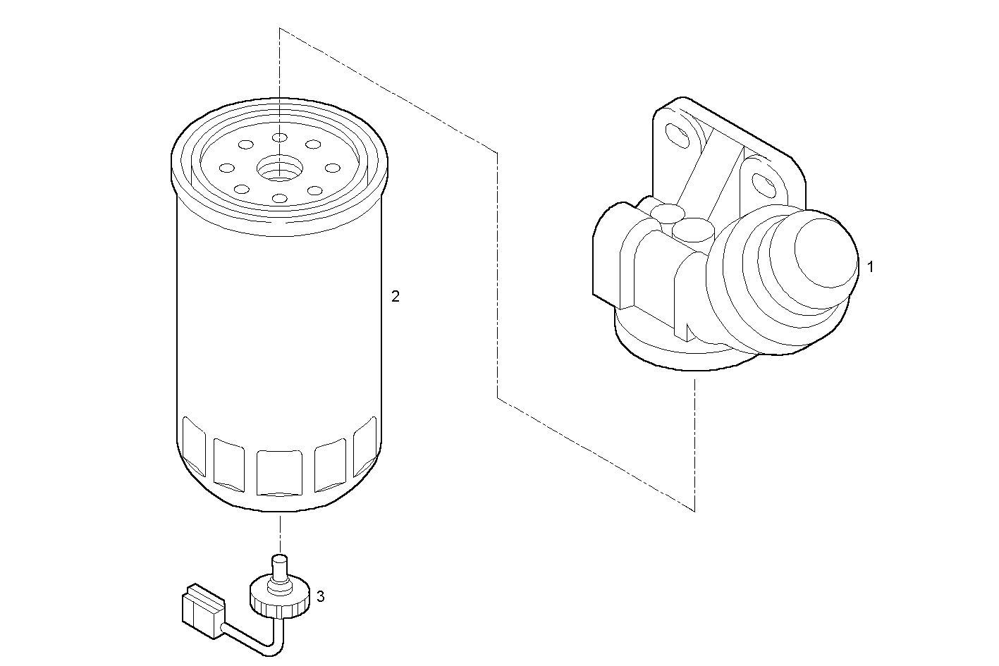 FUEL FILTER parts diagram