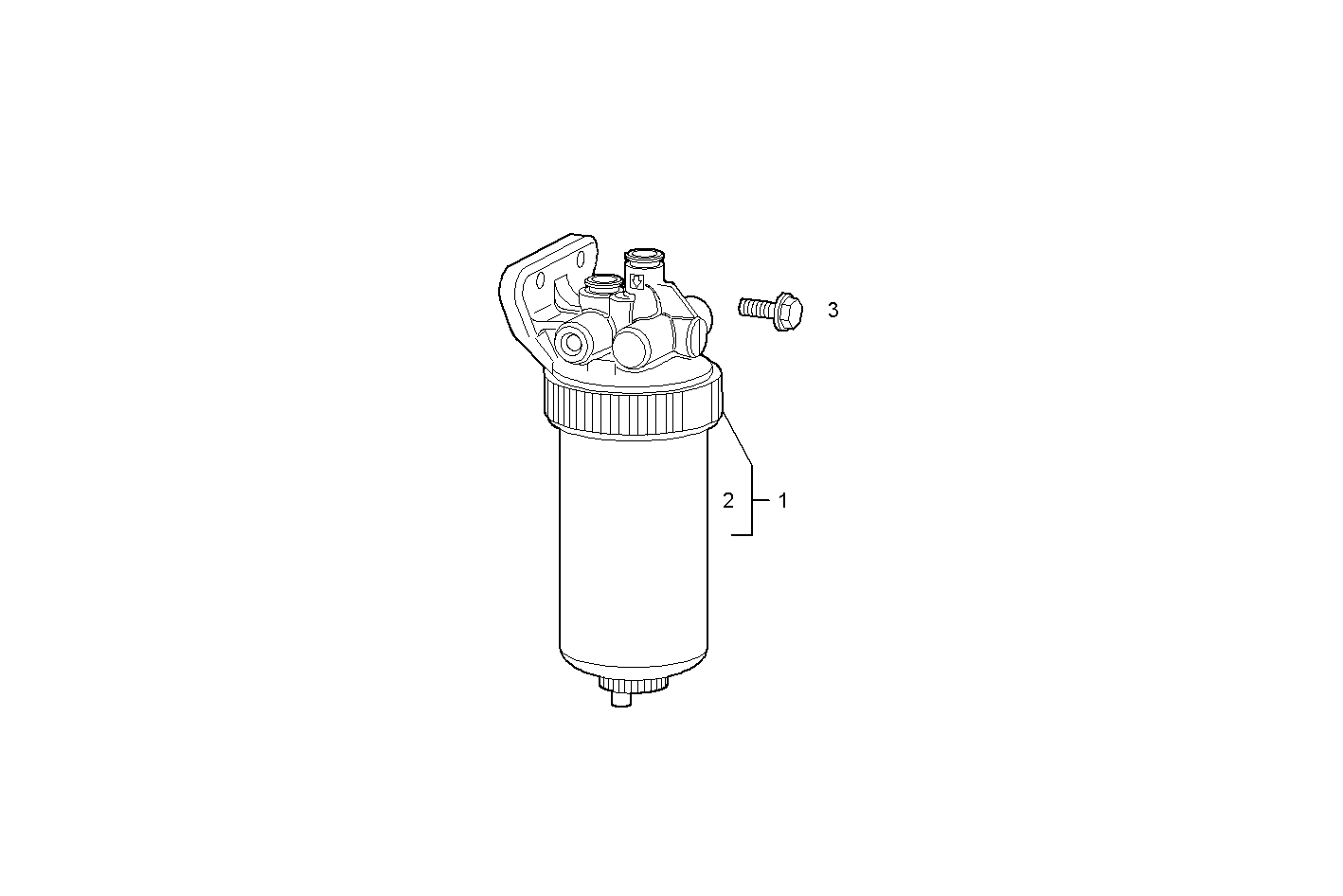 FUEL FILTER - N45MNSF40.10 NEF 4 mechanic. parts diagram