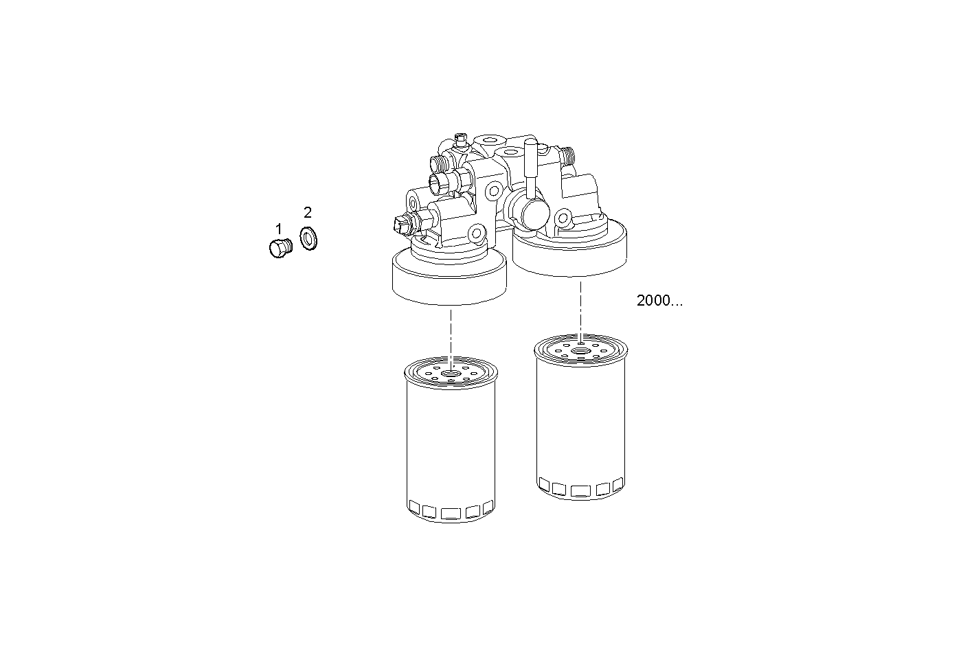 FUEL FILTER - V08ENTM75.10A210 VECTOR 8 parts diagram