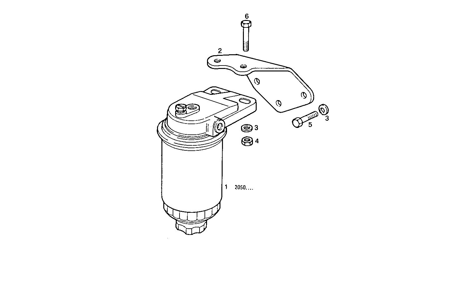 FUEL FILTER - GS8031i05.05A607 GS8031i05 parts diagram