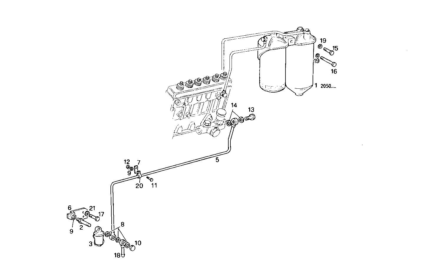 FUEL FILTER - PU8210SI02.00A100 PU8210SI02 parts diagram