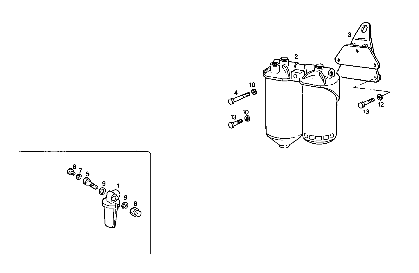 FUEL FILTER - 8281I03.00A803 8281I03 parts diagram