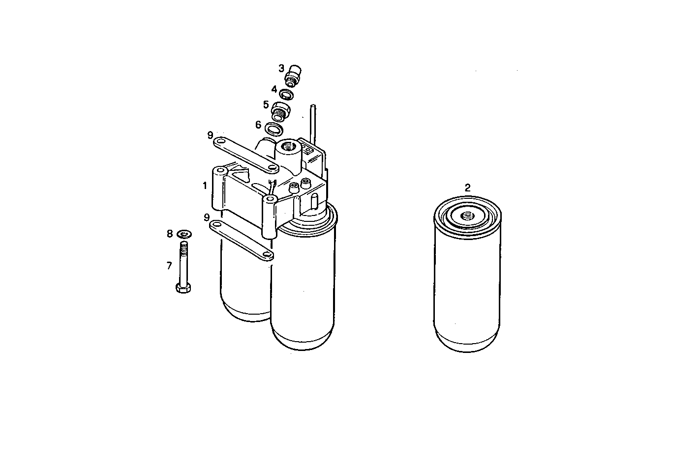 FUEL FILTER - 8291SRM75.11 8291SRM75 parts diagram